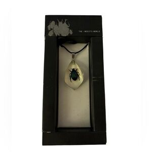 Adjustable Necklace with Real Chafer Beetle Resin Casted in Clear …
